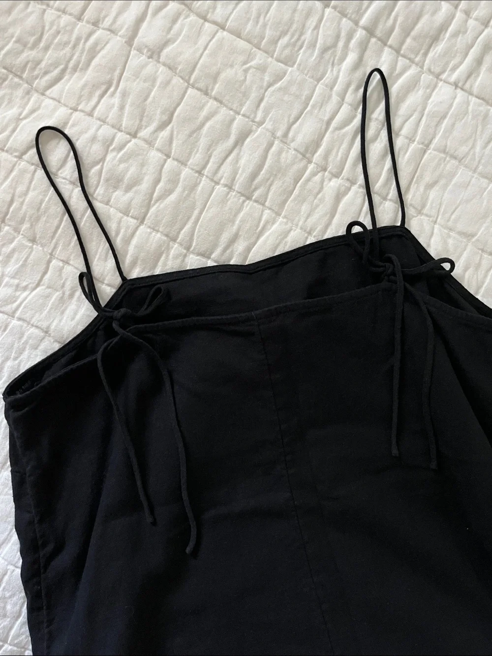 Old Navy Linen Blend Tie Strap Mini Dress